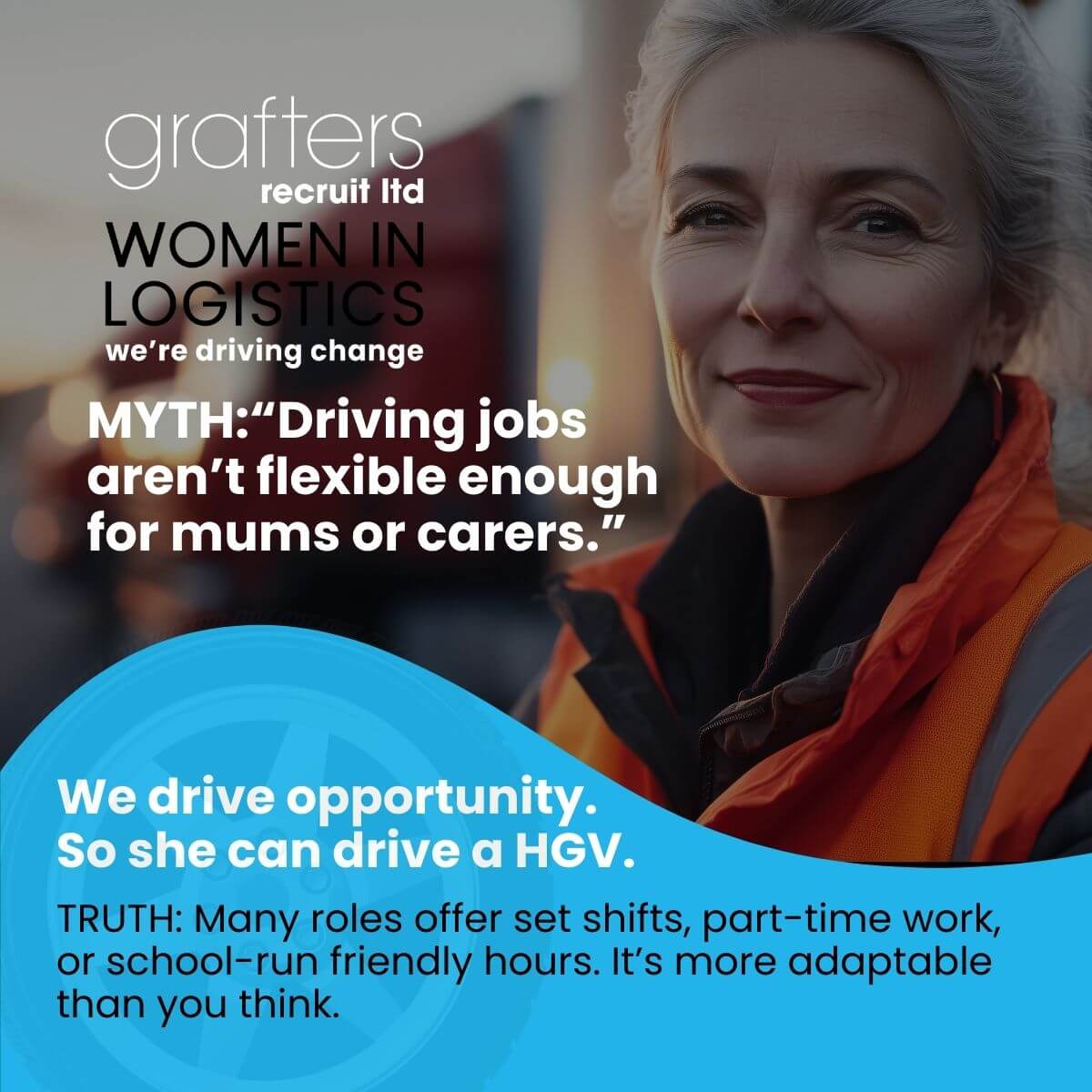 Myths about Women HGV Drivers