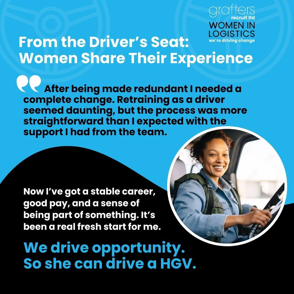 how to become a woman hgv driver